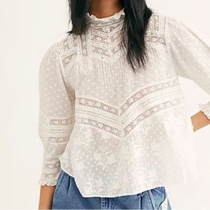 NWT LoveShackFancy Shelly Top